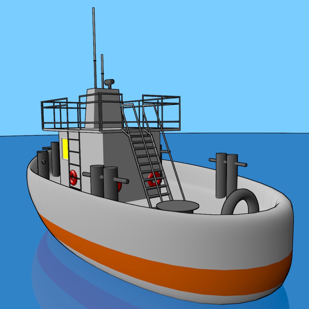 Cartoon Boat preview image 2